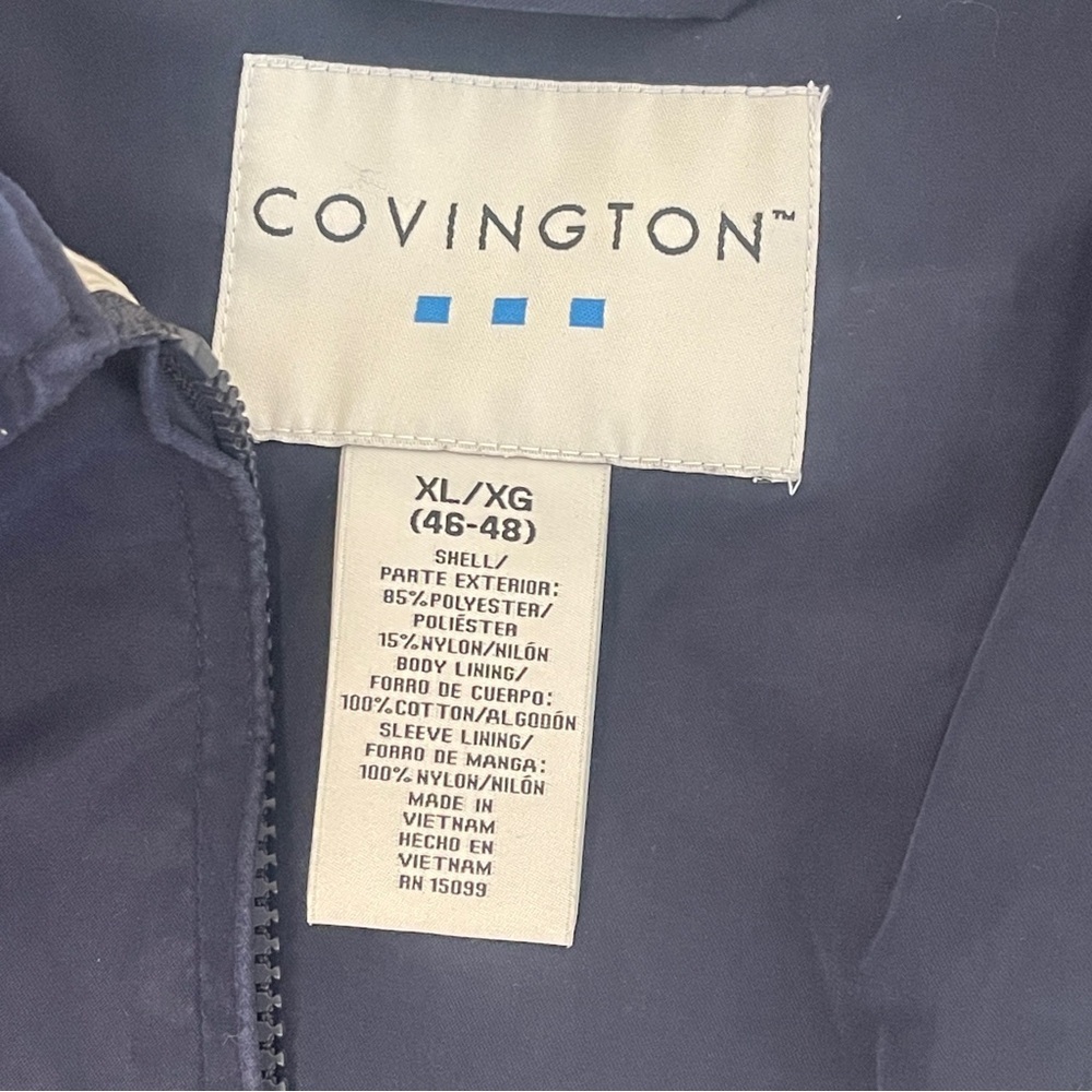 Covington Men's Navy Jacket in size XL- 46-48 - Picture 5 of 6